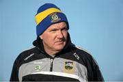 18 January 2015; Tipperary manager Eamon O'Shea. Waterford Crystal Cup, Quarter-Final, Clare v Tipperary, O'Garney Park, Sixmilebridge, Co. Clare. Picture credit: Diarmuid Greene / SPORTSFILE