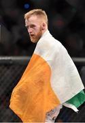 18 January 2015; Paddy Holohan after defeating Shane Howell. UFC Fight Night, Paddy Holohan v Shane Howell, TD Garden, Boston, Massachusetts, USA. Picture credit: Ramsey Cardy / SPORTSFILE