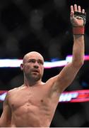 18 January 2015; Cathal Pendred after defeating Sean Spencer in their welterweight bout. UFC Fight Night, Cathal Pendred v Sean Spencer, TD Garden, Boston, Massachusetts, USA. Picture credit: Ramsey Cardy / SPORTSFILE