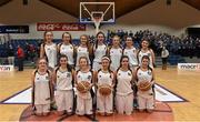 19 January 2015; The Gort Community School team. All-Ireland Schools Cup U19C Girls Final, St Nathy's College v Gort Community School. National Basketball Arena, Tallaght, Dublin. Picture credit: Barry Cregg / SPORTSFILE