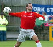 18 August 2007; Alan Mannus, Linfield. CIS Insurance Cup, Group A, Dungannon Swifts v Linfield, Stangmore Park, Dungannon, Co. Tyrone. Picture credit: Michael Cullen / SPORTSFILE