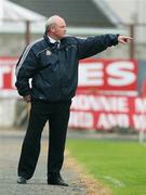 29 September 2007; Portadown manager Ronnie McFall shouts instructions to his players. Carnegie Premier League, Portadown v Cliftonville. Shamrock Park, Portadown, Co. Armagh. Picture credit; Oliver McVeigh / SPORTSFILE
