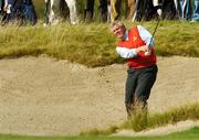 30 September 2007; Colin Montgomerie, GB&I, plays from the bunker onto the 11th green. The Seve Trophy, Singles, The Heritage Golf & Spa Resort, Killenard, Co. Laois. Picture credit: Matt Browne / SPORTSFILE
