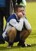 30 September 2007; A dejected Thomas Gallagher, Kiltimagh, after the game. TF Royal Hotel and Theatre Mayo Intermediate Football Championship Final, Ballintubber v Kiltimagh, McHale Park, Castlebar, Co. Mayo. Picture credit; Stephen McCarthy / SPORTSFILE *** Local Caption ***