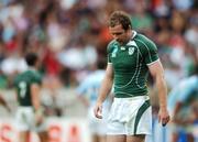 30 September 2007; Ireland's Geordan Murphy during the match. 2007 Rugby World Cup, Pool D, Ireland v Argentina, Parc des Princes, Paris, France. Picture credit; Brian Lawless / SPORTSFILE  *** Local Caption ***