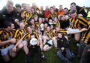 30 September 2007; Crossmaglen Rangers celebrate with the Gerry Fagan memorial cup after victory in the final. Nugent's Catering Armagh Senior Football Championship Final, Crossmaglen Rangers v Pearse Og, St Oliver Plunkett Park, Crossmaglen, Co Armagh. Picture credit; Oliver McVeigh / SPORTSFILE