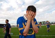 30 September 2007; Peter Masterson, Dromard, is overcome with emotion after victory over Colmcille. Longford Senior Football Championship Final, Dromard v Colmcille, Pearse Park, Longford. Picture credit; David Maher / SPORTSFILE