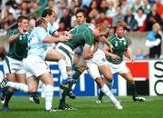 30 September 2007; Paul O'Connell, Ireland, in action against Argentina. 2007 Rugby World Cup, Pool D, Ireland v Argentina, Parc des Princes, Paris, France. Picture credit; Brian Lawless / SPORTSFILE