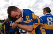 30 September 2007; Graham Owens, Dromard, celebrates at the end of the game. Longford Senior Football Championship Final, Dromard v Colmcille, Pearse Park, Longford. Picture credit; David Maher / SPORTSFILE