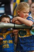 30 September 2007; Young Dromard supporters look on during the game. Longford Senior Football Championship Final, Dromard v Colmcille, Pearse Park, Longford. Picture credit; David Maher / SPORTSFILE