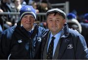 17 January 2015; Leinster supporters Bobby and Trevor Garrett at the game. European Rugby Champions Cup 2014/15, Pool 2, Round 5, Leinster v Castres, RDS, Ballsbridge, Dublin. Picture credit: Stephen McCarthy / SPORTSFILE