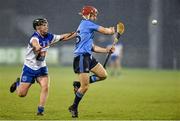 20 January 2015; Niall McMorrow, Dublin, in action against Sean McClelland, DIT. Bord na Mona Walsh Cup, Group 2, Round 2, Dublin v DIT, Parnell Park, Dublin. Picture credit: Barry Cregg / SPORTSFILE