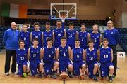 21 January 2015; OLSPK Belfast squad. All-Ireland Schools Cup U16B Boys Final, OLSPK Belfast v Presentation College Athenry. National Basketball Arena, Tallaght, Dublin. Picture credit: Matt Browne / SPORTSFILE