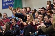 21 January 2015; Presentation College Athenry supporters during the game. All-Ireland Schools Cup U16B Boys Final, OLSPK Belfast v Presentation College Athenry. National Basketball Arena, Tallaght, Dublin. Picture credit: Matt Browne / SPORTSFILE