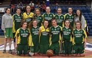 21 January 2015; J&M Gortnor Abbey squad. All-Ireland Schools Cup U19C Girls Final, J&M Gortnor Abbey v Muckross Park School. National Basketball Arena, Tallaght, Dublin. Picture credit: Matt Browne / SPORTSFILE