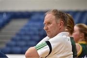 21 January 2015; Mercy Mounthawk coach Tomas O'Hanlon. All-Ireland Schools Cup U16B Girls Final, St Louis Kiltimagh v Mercy Mounthawk. National Basketball Arena, Tallaght, Dublin. Picture credit: Matt Browne / SPORTSFILE