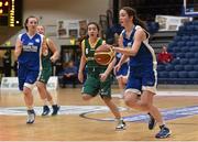 21 January 2015; Aoife Flynn, St Louis Kiltimagh, in action against Mercy Mounthawk. All-Ireland Schools Cup U16B Girls Final, St Louis Kiltimagh v Mercy Mounthawk. National Basketball Arena, Tallaght, Dublin. Picture credit: Matt Browne / SPORTSFILE