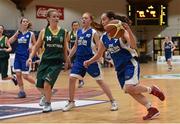 21 January 2015; Laura Carroll, St Louis Kiltimagh, in action against Mercy Mounthawk. All-Ireland Schools Cup U16B Girls Final, St Louis Kiltimagh v Mercy Mounthawk. National Basketball Arena, Tallaght, Dublin. Picture credit: Matt Browne / SPORTSFILE