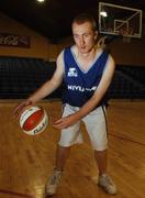 30 September 2007; Ulster's Paddy McGaharan at the Basketball Ireland Domestic Season Launch 2007/08. University of Ulster are newcomers into the Men's Super League this year. Basketball Arena, Tallaght, Dublin. Photo by Sportsfile