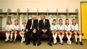 1 October 2007; An Taoiseach Bertie Ahern T.D., with GAA President Nickey Brennan and children, left to right, Uainin Linsey, age 5, Dublin, Sean Boyle, age 7, Dublin, Aoife Nolan, age 9, Dublin, Cian Lindsey, Dublin, age 8, Shane Maloney, age 10, Newcastle, Co. Galway, Kate O'Flaherty, age 11, Dublin, and Diarmuid McLoughlin, age 12, Dublin, at the launch of the GAA's Fun Do Learning Resource Pack and the Céim ar Aghaidh Resource Pack. GAA Museum, Croke Park, Dublin. Picture credit: David Maher / SPORTSFILE