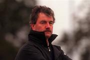 27 February 2000; Shamrock Rovers manager Damien Richardson during the Eircom League Premier Division match between Shamrock Rovers and Waterford United at Morton Stadium in Dublin. Photo by David Maher/Sportsfile