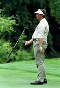 2 August 1999; Darren Clarke throws his putter in the air after missing a birdie putt on the 11th green during day four of the Smurfit European Open at the K-Club in Straffan, Kildare. Photo by Matt Browne/Sportsfile