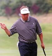 31 July 1999; Darren Clarke acknowledges the crowd after a birdie on the 4th hole during day two of the Smurfit European Open at the K-Club in Straffan, Kildare. Photo by Matt Browne/Sportsfile