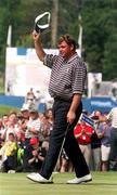 31 July 1999; Darren Clarke acknowledges the applause of the crowd after finishing his round on the 9th during day two of the Smurfit European Open at the K-Club in Straffan, Kildare. Photo by Matt Browne/Sportsfile