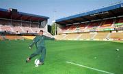 19 October 1999; David Humphreys during Ireland Rugby squad training at the Stade Felix Bollaert in Lens, France. Photo by Matt Browne/Sportsfile