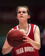 28 January 2000. Denise Walsh of Tolka Rovers during the Senior Women's Sprite Cup Semi-Final match between Tolka Rovers v Meteors at Tallaght Stadium in Dublin. Photo by Brendan Moran/Sportsfile