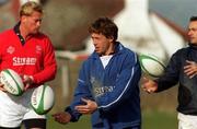 3 March 2000; Diego Dominguez during Italy Rugby squad training at the ALSAA training grounds, Dublin. Photo by Matt Browne/Sportsfile