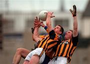 17 March 2000; Donal Murtagh and John Donaldson, right, of Crossmaglen Rangers in action against Des Mackin of Na Fianna during the AIB All-Ireland Senior Club Football Championship Final match between Crossmaglen and Na Fianna at Croke Park in Dublin. Photo by Ray McManus/Sportsfile