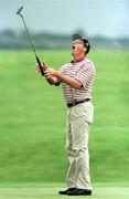 12 August 1999; Elliot Boult after just missing a birdie put on the 6th green  during day one of the West of Ireland Golf Classic at the Galway Bay Golf & Country Club in Galway. Photo by Matt Browne/Sportsfile