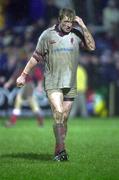 10 December 1999; Eric Miller of Ulster makes his way off the pitch after the Heineken Cup Pool 3 Round 3 match between Ulster and Llanelli at Ravenhill in Belfast. Photo by Matt Browne/Sportsfile