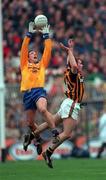 17 March 2000; Kieran McGeeney of Na Fianna rises above John McEntee of Crossmaglen Rangers during the AIB All-Ireland Senior Club Football Championship Final match between Crossmaglen and Na Fianna at Croke Park in Dublin. Photo by Damien Eagers/Sportsfile