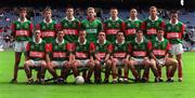26 September 1999; The Mayo team before the All-Ireland Minor Football Championship Final match between Down and Mayo at Croke Park in Dublin. Photo by Matt Browne/Sportsfile