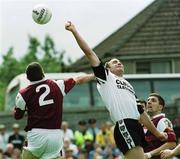 27 June 1999; Paul Durcan of Sligo scores his side's second goal despite the attention of Tomas Meehan of Galway during the Bank of Ireland Connacht Senior Football Championship Semi-Final match between Sligo and Galway at Markievicz Park in Sligo. Photo by Ray Lohan/Sportsfile