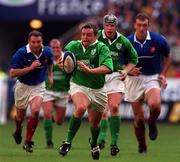 19 March 2000; Rob Henderson of Ireland during the Six Nations Rugby Championship match between France and Ireland at the Stade de France in Paris, France. Photo by Matt Browne/Sportsfile   *** Local Caption ***