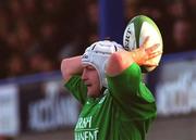 3 March 2000; Shane Byrne of Ireland during the Six Nations A Rugby Championship match between Ireland and Italy at Donnybrook Stadium in Dublin. Photo by Matt Browne/Sportsfile
