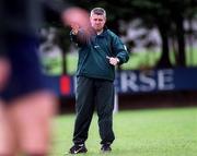 15 March 2000; Ireland coach Warren Gatland during Ireland Rugby squad training at Greystones Rugby Club in Wicklow. Photo by Damien Eagers/Sportsfile
