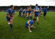 30 September 2007; Dromard players and officials celebrate victory at the end of the game. Longford Senior Football Championship Final, Dromard v Colmcille, Pearse Park, Longford. Picture credit; David Maher / SPORTSFILE