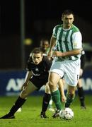 2 October 2007; Stephen Fox, Bray Wanderers, in action against Ger O'Brien, Shamrock Rovers. eircom League of Ireland Premier Division, Bray Wanderers v Shamrock Rovers, Carlisle grounds, Bray, Co. Wicklow. Picture credit; Paul Mohan / SPORTSFILE *** Local Caption ***