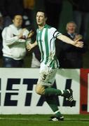 2 October 2007; Clive Delaney, Bray Wanderers, celebrates after scoring his side's second goal. eircom League of Ireland Premier Division, Bray Wanderers v Shamrock Rovers, Carlisle grounds, Bray, Co. Wicklow. Picture credit; Paul Mohan / SPORTSFILE *** Local Caption ***