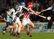 6 October 2007; Michael Walsh, Young Irelands, in action against Willie O'Dwyer, Mullinavat. St Canices Credit Union Senior Hurling Championship Relegation Final, Young Irelands v Mullinavat, Nowlan Park, Kilkenny. Picture credit; Pat Murphy / SPORTSFILE *** Local Caption ***