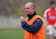 7 October 2007; Armagh manager Peter McDonnell. Official Opening of Silverbridge Harps New Field, Armagh v Louth, Silverbridge, Armagh. Picture credit; Oliver McVeigh / SPORTSFILE