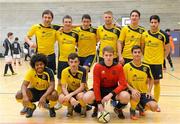 22 January 2015; The Griffith College Dublin team. FAI Colleges National Futsal Finals. IT Sligo, Sligo. Photo by Sportsfile