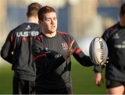 2 January 2015; Ulster's Paddy Jackson during their captain's run ahead of their side's Guinness PRO12, round 12, match against Leinster on Saturday. Kingspan Stadium, Ravenhill Park, Belfast, Co. Antrim. Picture credit: Oliver McVeigh / SPORTSFILE