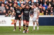 24 January 2015; Andy Goode, Wasps, reacts after missing a kick at the posts in the last kick of the game. European Rugby Champions Cup 2014/15, Pool 2, Round 6, Wasps v Leinster. Ricoh Arena, Coventry, England. Picture credit: Stephen McCarthy / SPORTSFILE