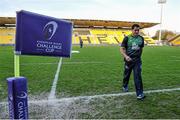 24 January 2015; Connacht captain Mils Muliaina walks the pitch before the start of the game. European Rugby Champions Cup 2014/15, Pool 2, Round 6, La Rochelle v Connacht, Stade Marcel Deflandre, La Rochelle, France. Picture credit: Ray Ryan / SPORTSFILE