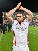 24 January 2015; Ulster's Darren Cave after the game. European Rugby Champions Cup 2014/15, Pool 3, Round 6, Ulster v Leicester Tigers, Kingspan Stadium, Ravenhill Park, Belfast, Co. Antrim. Picture credit: Ramsey Cardy / SPORTSFILE